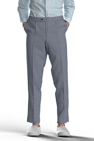 COOLMAX 80/2ply ネイビーブルー バイオウエザー(SW100998)