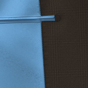 LANATEC ウールライク ブラウン グレンチェック(SW101128)