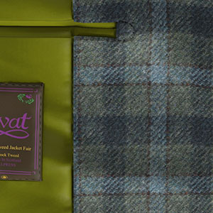 Lovat The Holm Tweed グリーン 格子柄(KG101806)