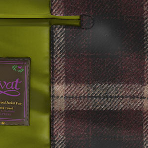 Lovat The Holm Tweed レッド 格子柄(KG101813)