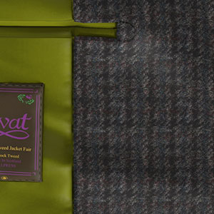 Lovat The Holm Tweed グレー チェック(KG101820)