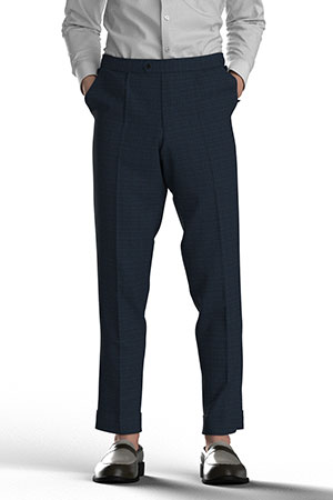 REDA ICESENSE ネイビー & ブルー チェック(AK102163)