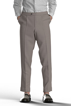 WOOL/CORDURA STRECH ベージュ無地(AK102224)