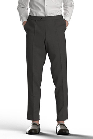 BASIC SELECTION STRECH オリーブグリーン無地(AK102270)