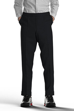 JERSEY ブラック無地(AS102377)