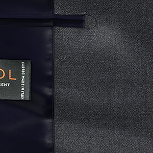 TOLLEGNO 3D 4SEASON チャコールグレー・ツイル ストレッチ(AK102568)