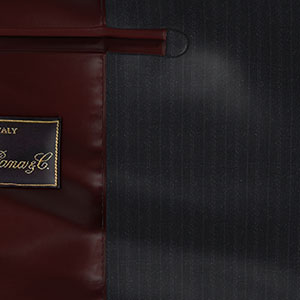 LoroPiana Super130s ブラックシャドーストライプ(AK102594)