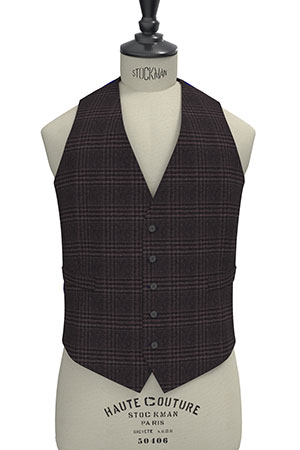 LEOMASTER ブラウン グレンチェック(AK102632)