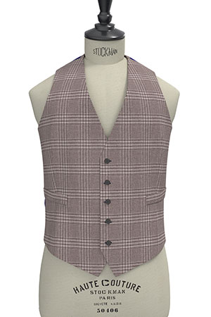 LEOMASTER ベージュ グレンチェック(AK102634)