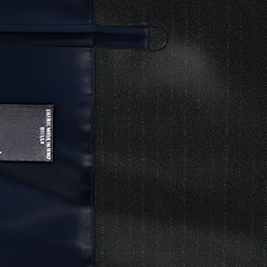 REDA SILKY EFFECTネイビー パープルストライプ(AK102638)