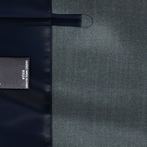 REDA SUPER110sブルーグレー メランジ ツイル(AK102641)