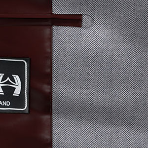 WILLIAM HALSTEAD  グレー ヘリンボーン(KG102754)