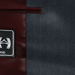 WILLIAM HALSTEAD  ブルーグレー ヘリンボーン(KG102756)