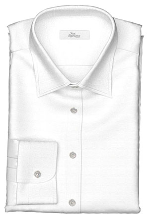 国産定番椿布加工ホワイト ドビー格子(FM5096)