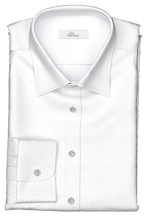 定番生地ホワイト ドビーストライプ(FM5113)