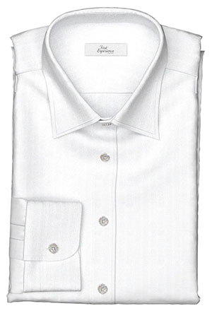 定番生地ホワイト ドビーストライプ(FM5119)