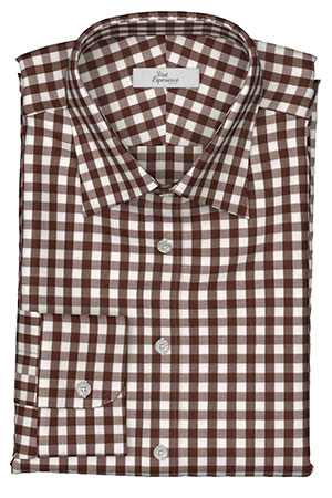 カンクリーニブラウン チェック